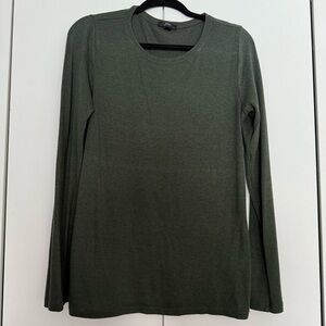 Make an offer! J.Crew Olive Dark Green Long Sleeve Knit Shirt Size Medium